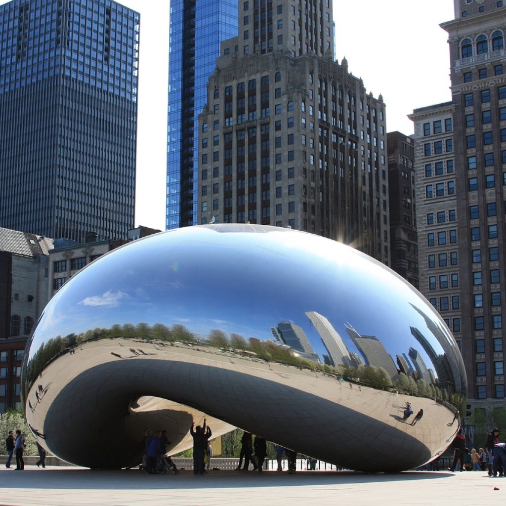 chicago bean, chicago, mirrors-569412.jpg